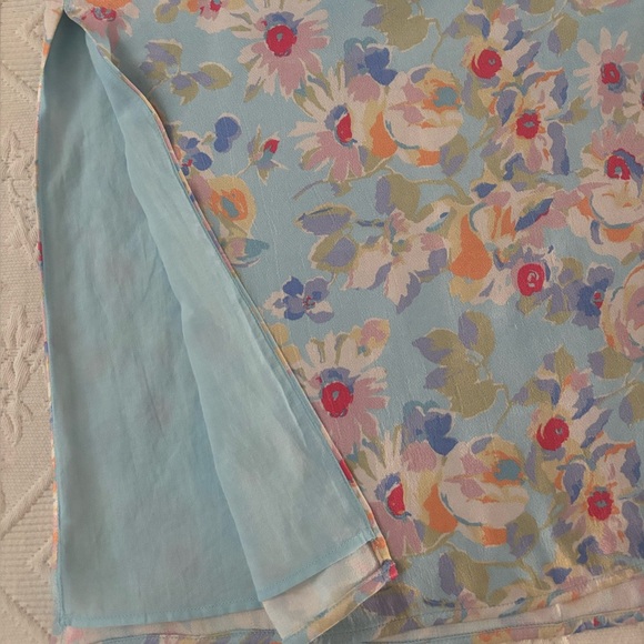 NWOT Something Navy Pastel Floral Maxi Dress - Picture 8 of 13